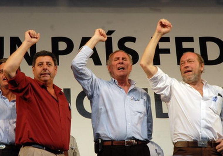 Los dirigentes del campo obtuvieron el apoyo de la oposición. Foto: NA