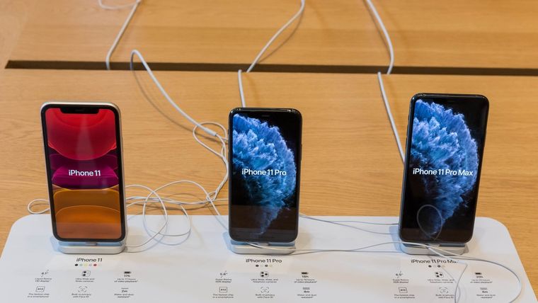 Apple iPhone 11, iPhone 11 Pro y iPhone 11 Pro Max.