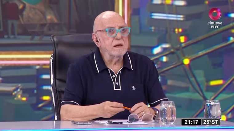 Horacio Pagani definió entre Beto Casella y Edith Hermida. Foto: captura de video El Nueve