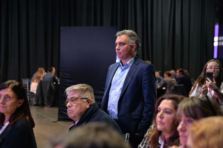 Sebastián Pareja en la previa del congreso libertario. Sebastián Pareja en la previa del congreso libertario.