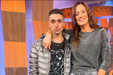 Paula Chaves junto a Nahuel, el joven de 18 años que arriesgó su vida para ayudar a la hija de la modelo.