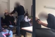 video: profesor se saco y le pego un cachetazo a un alumno por no usar tapabocas