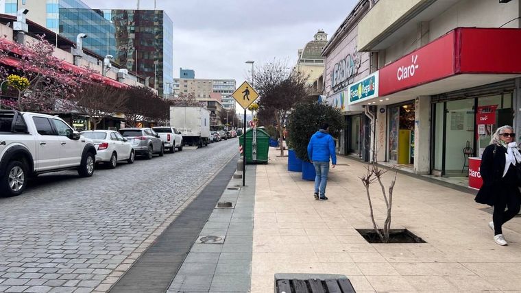 La calle Valparaíso de Viña del Mar, en Chile