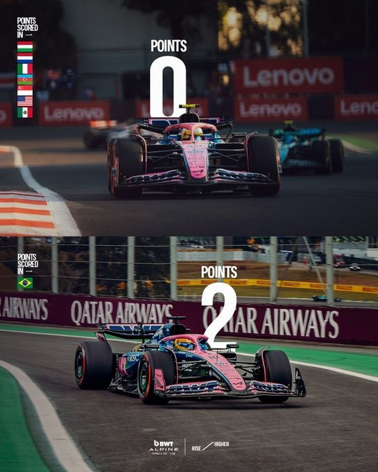 El insólito posteo de Alpine que generó la reacción de los hinchas argentinos. El insólito posteo de Alpine que generó la reacción de los hinchas argentinos.