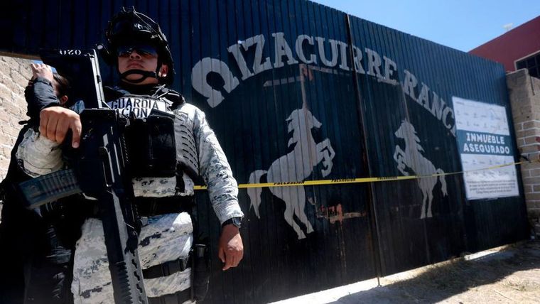 La Guardia Nacional allanó el terreno en septiembre de 2024, sin que entonces reportaran haber visto las actividades que describen los activistas.