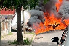 El avión impactó con viviendas aledañas al aeropuerto El avión impactó con viviendas aledañas al aeropuerto