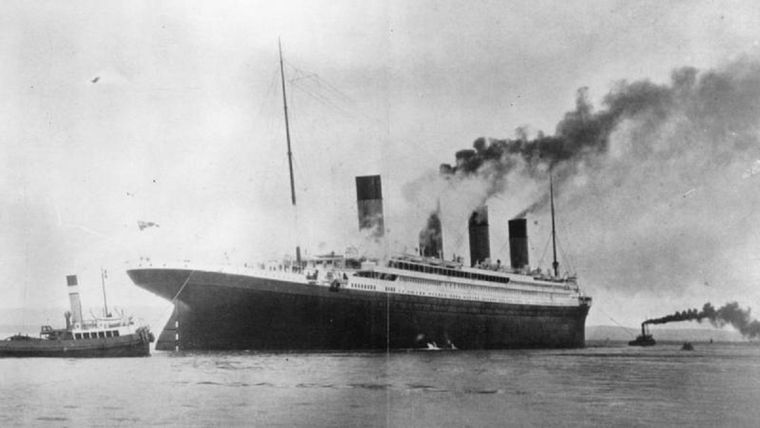 El Titanic se hundió en dos horas y 40 minutos tras chocar con un iceberg. Foto: Getty Images