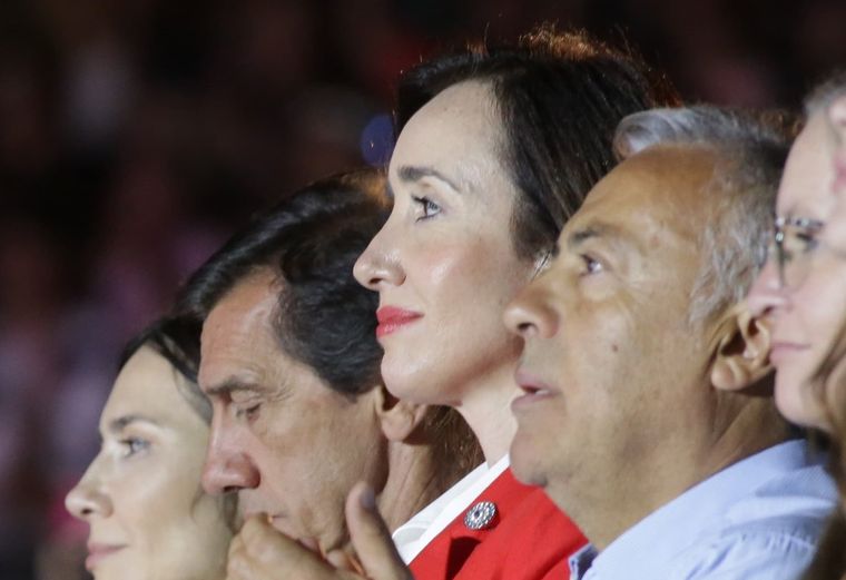 Victoria Villarruel junto al gobernador Alfredo Cornejo. Foto: Twitter Alfredo Cornejo