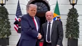 Donald Trump recibió a Lula Da Silva en la Casa Blanca este jueves.