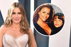 Sofía Vergara junto a su pequeño hijo, Manolo González Vergara.