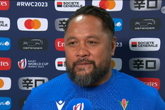 Mapusua, entrenador de Samoa, felicitó a Los Pumas Foto: Captura Mapusua, entrenador de Samoa, felicitó a Los Pumas Foto: Captura