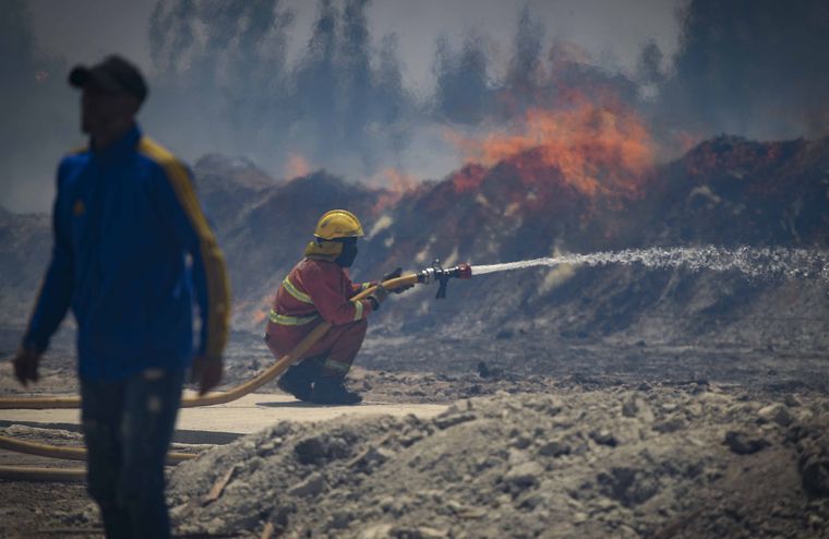 El viento Zonda dejó graves consecuencias en la provincia Foto: Télam