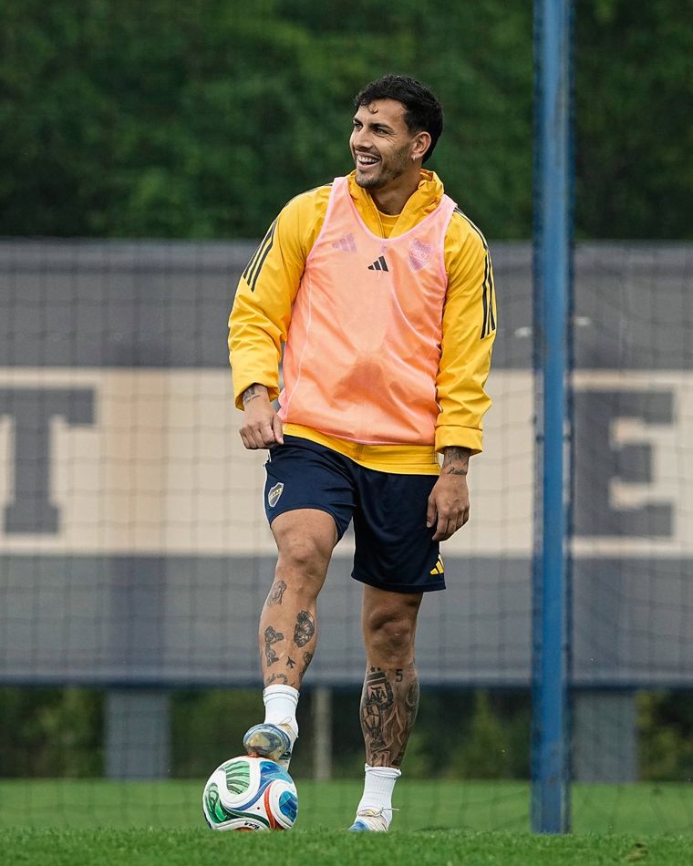 Leandro Paredes subió un posteo a sus redes sociales tras completar su primer día de pretemporada con Boca.