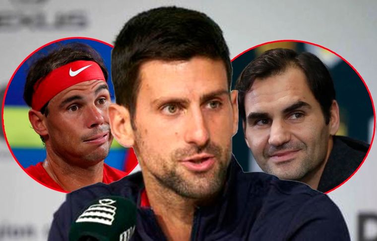 Djokovic habló sin filtro sobre su relación con Nadal y Federer.