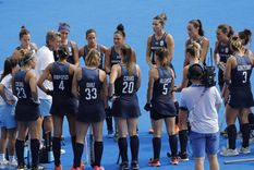 Fernando Ferrara, DT de Las Leonas, habló tras el pasaje de Argentina a semifinales. Foto: EFE