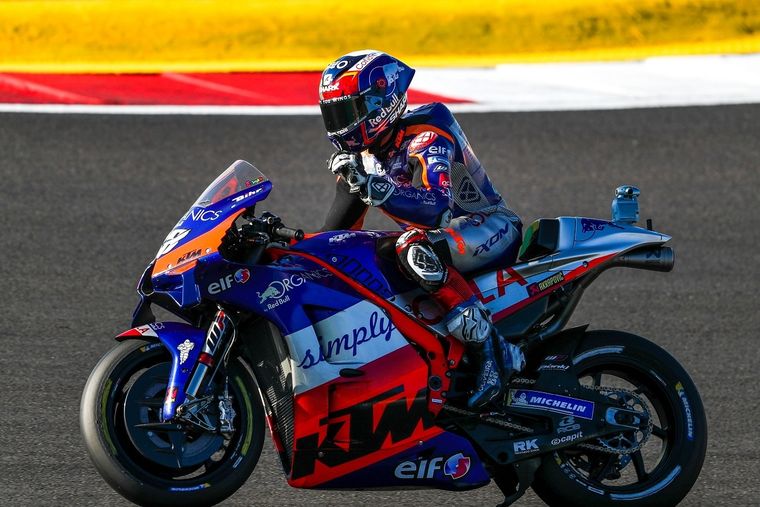 Miguel Oliveira El portugués De Oliveira consiguió su primera pole en el Moto GP Foto: EFE