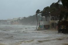 Beryl tocó tierra en México el viernes por la mañana hora local. Foto: REUTERS