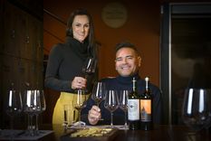 Alejandro Couce y Graziela Padoin, de la bodega Couce Vineyards Foto: Couce Vineyard