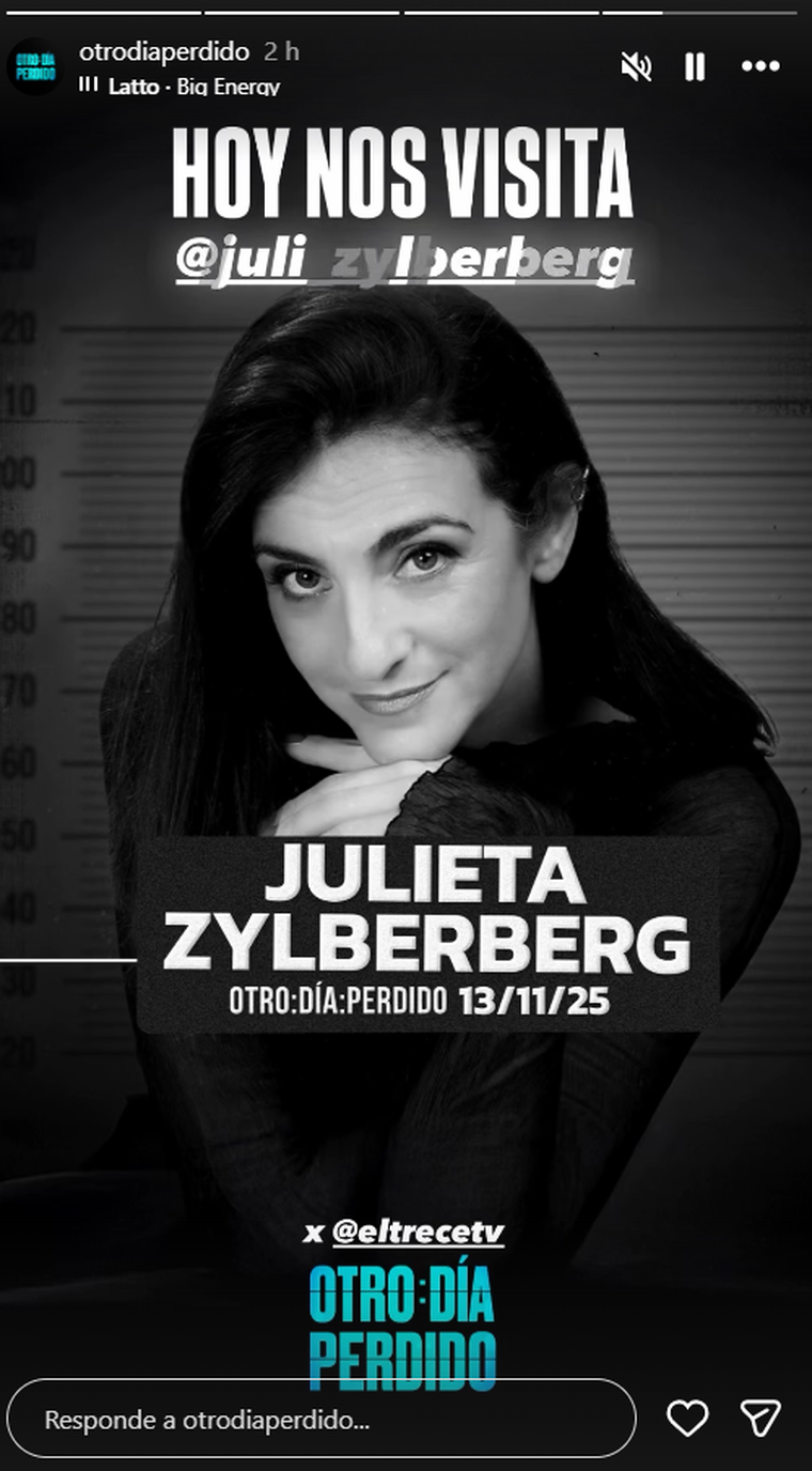 Mario Pergolini charlará con Julieta Zylberberg. Foto: Instagram / @otrodiaperdido. Mario Pergolini charlará con Julieta Zylberberg. Foto: Instagram / @otrodiaperdido.