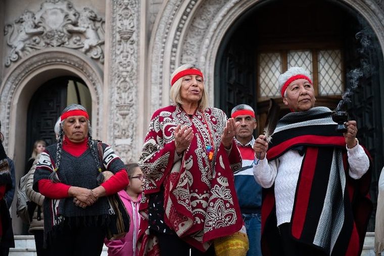 Comenzaron los actos por el mes de la Pachamama Foto: Gobierno Mendoza