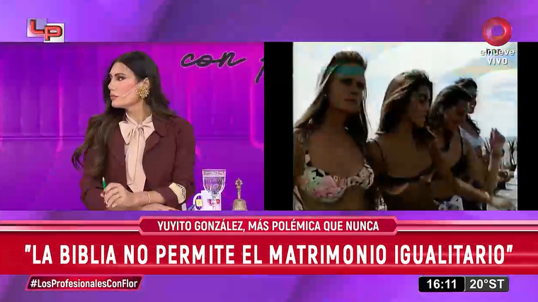 Florencia de la V arremetió contra Amalia Yuyito González. Florencia de la V arremetió contra Amalia Yuyito González. 