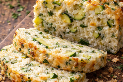 MDZol | Receta fácil de pastel de arroz y zapallitos