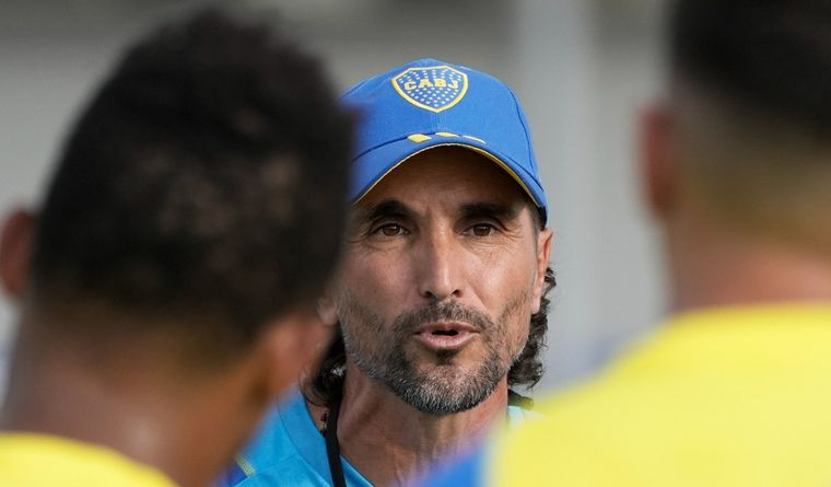 Diego Martínez pierde otro titular para la Sudamericana. Foto: Boca Juniors