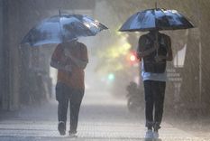 Son 15 las provincias bajo alerta por lluvias intensas y tormentas Foto: NA