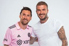 David Beckham y Lionel Messi tienen una buena relación. Foto: Archivo