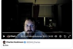 Charles Hoskinson, uno de los referentes cripto que se refirió al escándalo. Foto: X DE Charles Hoskinson