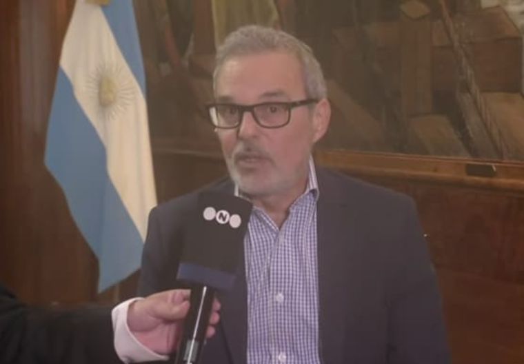 El ministro de Salud, Mario Russo, dejó fuertes definiciones sobre el dengue durante una entrevista televisiva que otorgó este jueves Foto: Captura de pantalla