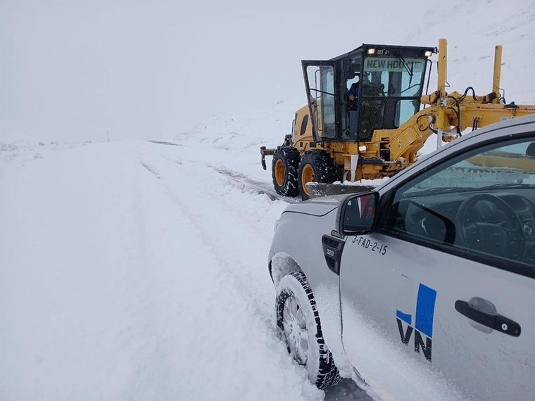 La nieva acumulada supera los 60 centímetros
