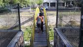 El puente peatonal era usado por los vecinos como un acceso practico, aunque inseguro en sus últimos años de funcionamiento. El puente peatonal era usado por los vecinos como un acceso practico, aunque inseguro en sus últimos años de funcionamiento.