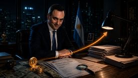 El jefe de Gabinete, Manuel Adorni, dijo que ganó US$300.000 con Bitcoin. El jefe de Gabinete, Manuel Adorni, dijo que ganó US$300.000 con Bitcoin.