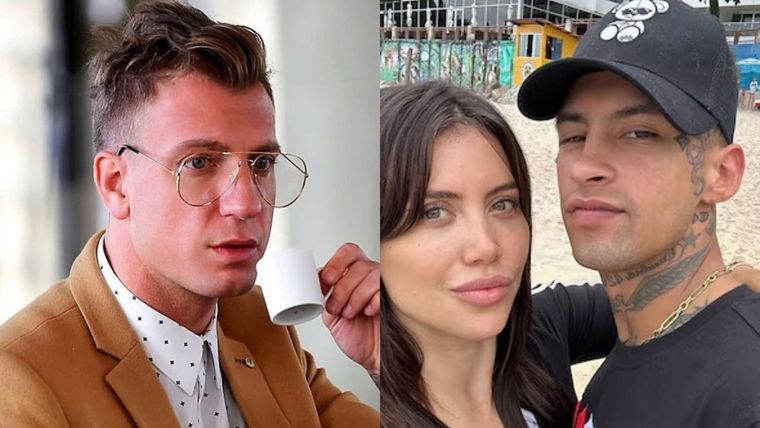 Wanda Nara, Maxi López y L-Gante, juntos en París. Foto: Instagram @wanda_nara, @officialmaxilopez