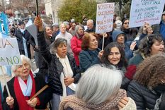 Los jubilados marchan todos los miércoles para reclamar por su situación.