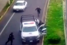 rapto secuestro México Captura de pantalla del momento en que apresan al secuestrador. Foto: Captura de pantalla.