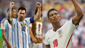 Lionel Messi y Jude Bellingham, los capitanes de las selecciones que se enfrentarán el miércoles en las semifinales del Mundial 2026.