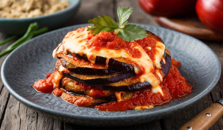 La receta tradicional no siempre lleva mozzarella, ya que varía según la zona.