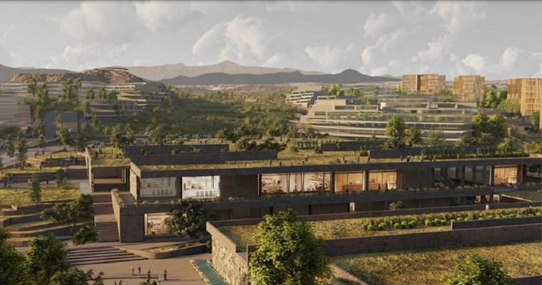 Una imagen virtual de la décima sección Los Cerros, que propone Dalvian.