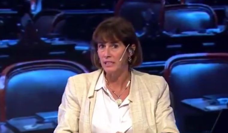 Escándalo en Diputados TV: prohibieron a una periodista hablar de la interna del oficialismo Foto: Captura de pantalla