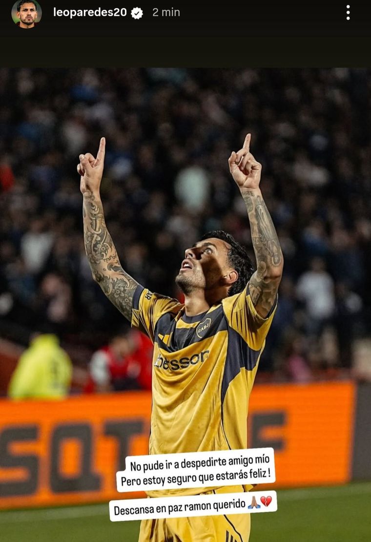 La especial dedicatoria de Paredes a Maddoni en las redes sociales tras su primer gol en Boca desde el regreso. La especial dedicatoria de Paredes a Maddoni en las redes sociales tras su primer gol en Boca desde el regreso.