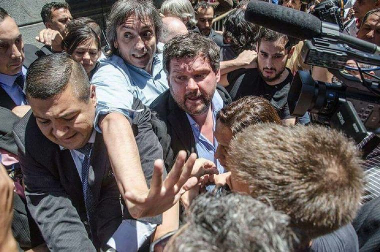 Santiago Igon y Máximo Kirchner Foto: Twitter @igon_santiago