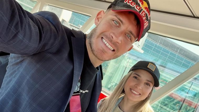 Los mensajes de Santiago a Emily tras el presunto episodio de violencia de género. Foto: Instagram @santunahuel