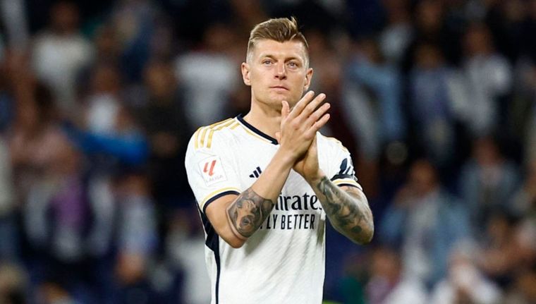 Toni Kroos, uno de los que en 2024 puso fin a una carrera de lujo. Foto: REUTERS