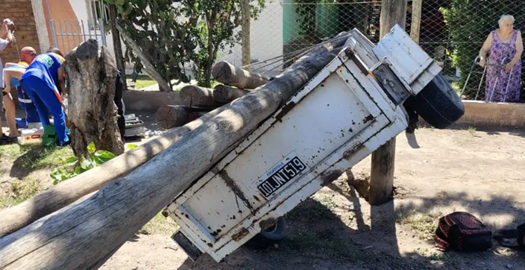 La escena del trágico hecho.