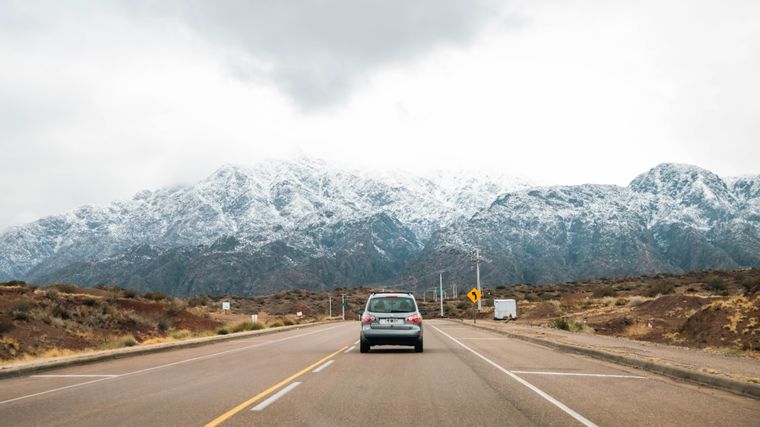 Desde la ciudad de Mendoza hay una hora de viaje hasta Potrerillos Foto: Santiago Tagua/MDZ