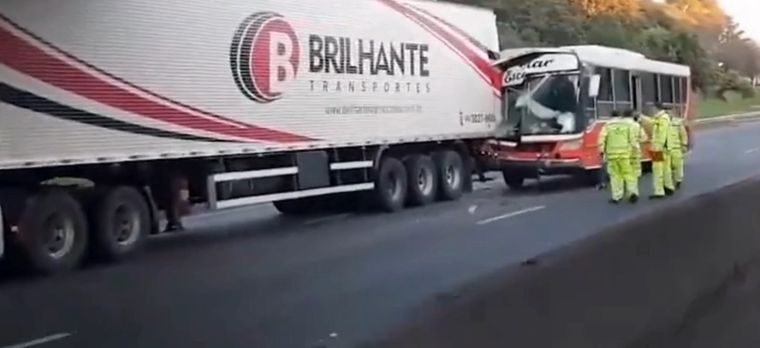 Ocurrió a la altura del barrio porteño de Mataderos Foto: captura video