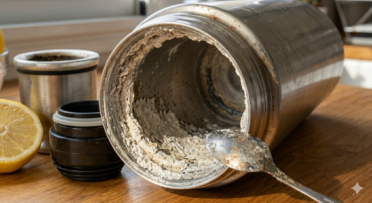 Adiós al sarro acumulado en el termo. Fuente: IA Gemini. Adiós al sarro acumulado en el termo. Fuente: IA Gemini.