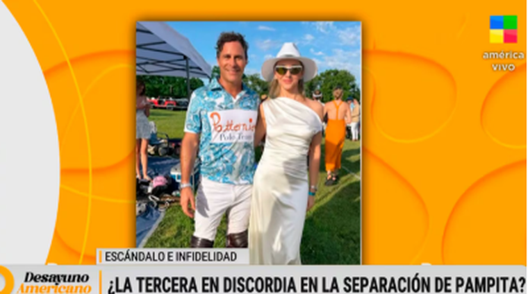 Martín Pepa habría engañado a Pampita con esta mujer. Fuente: América. Martín Pepa habría engañado a Pampita con esta mujer. Fuente: América.